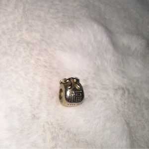 Pandora gold money charm full gold